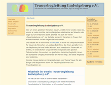 Tablet Screenshot of hospizarbeit-lb.de